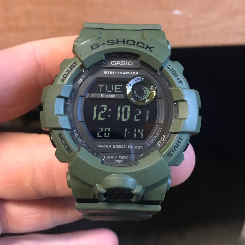 Casio G Shock Green Power Trainer Watch